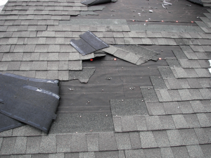 Roof Damage from a Storm
